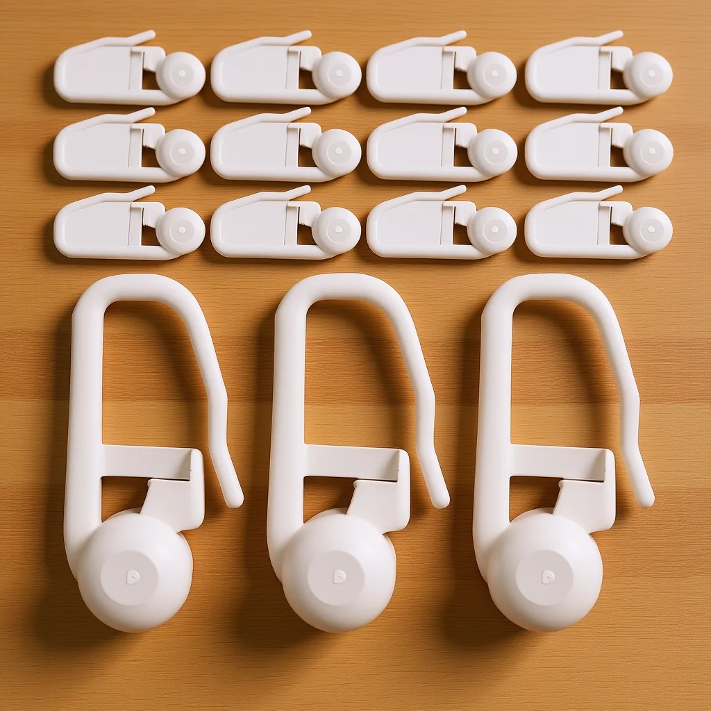 50Pcs Curtain Hanging Rings High Quality Plastic Flexible Roller Easy Installation Suitable Heavier Curtains Bedroom Bathroom
50Pcs Curtain Hanging Rings High Quality Plastic Flexible Roller Easy Installation Suitable Heavier Curtains Bedroom Bathroom