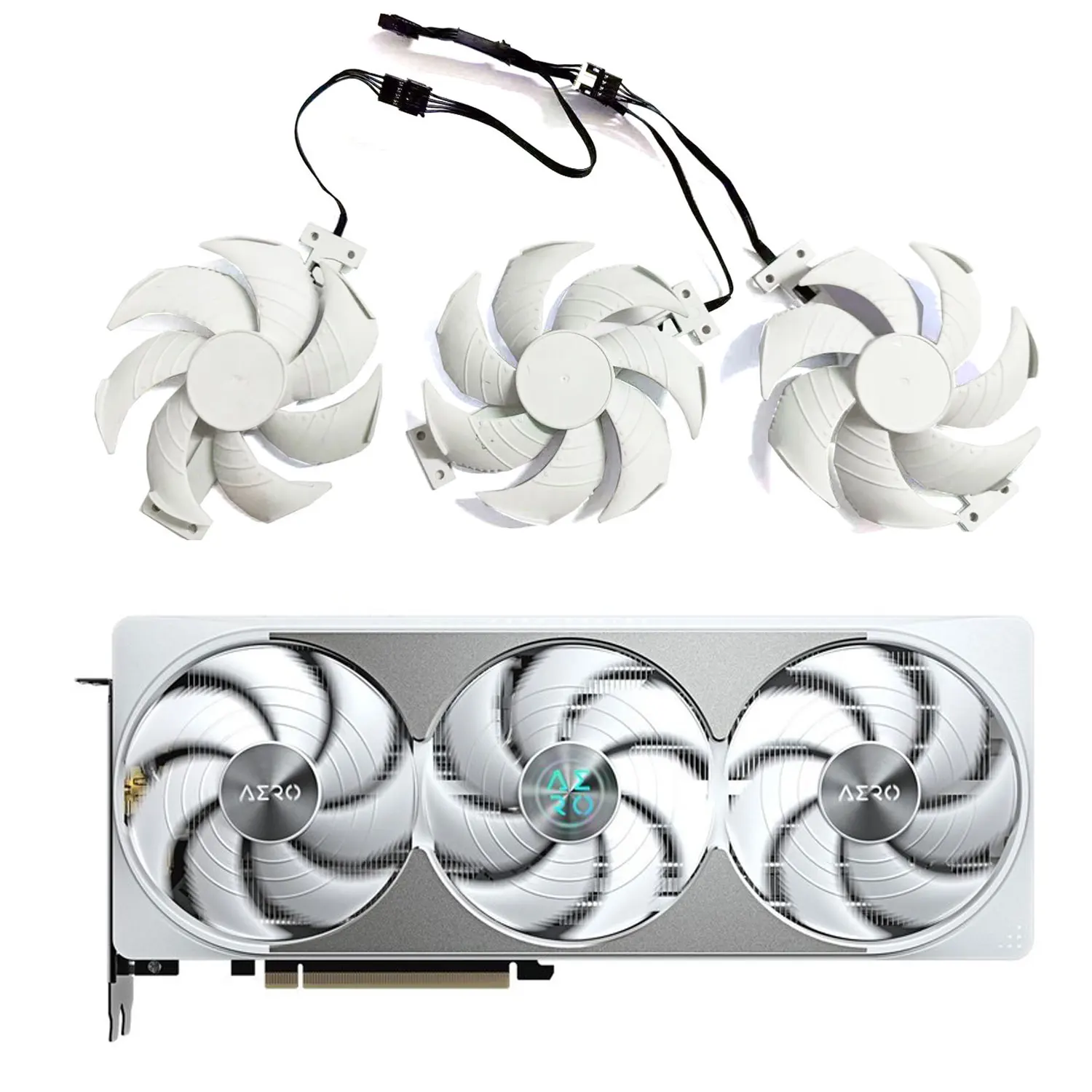 Original new RTX 5080 GPU fan suitable for Gigabyte GeForce RTX 5080 AERO OC SFF 16G graphics card cooling
Original new RTX 5080 GPU fan suitable for Gigabyte GeForce RTX 5080 AERO OC SFF 16G graphics card cooling