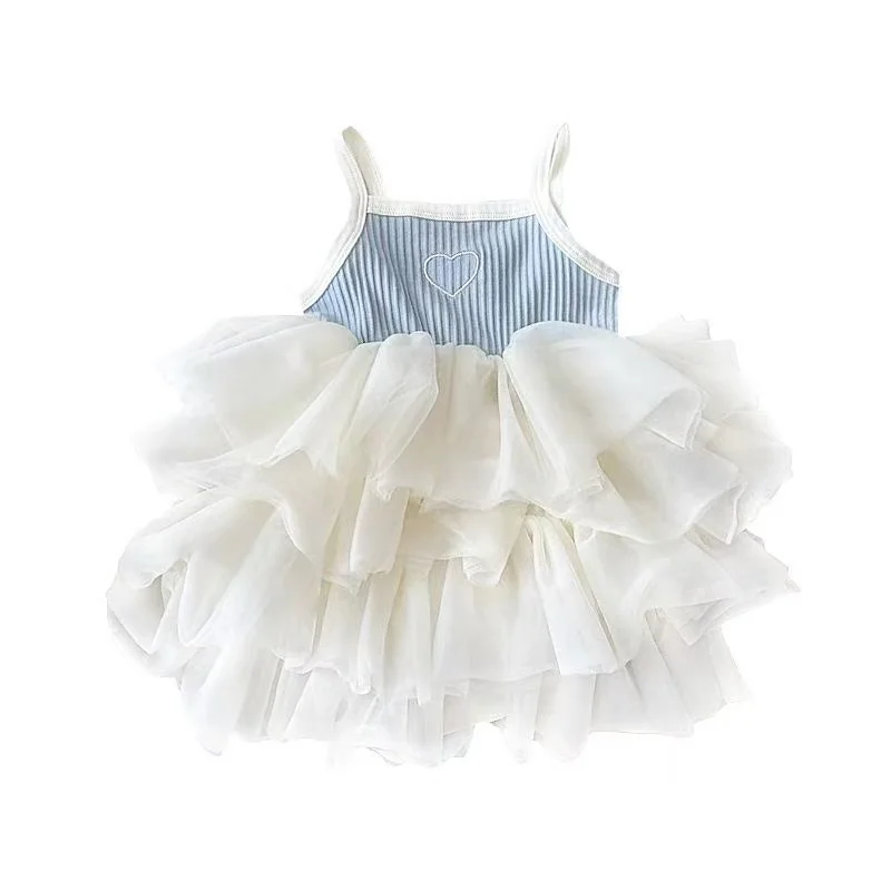 Girls New Sleeveless Bow Solid Color Sweet Dress Summer Korean Edition and Gentle Princess Dress Childrens Trend
Girls New Sleeveless Bow Solid Color Sweet Dress Summer Korean Edition and Gentle Princess Dress Childrens Trend