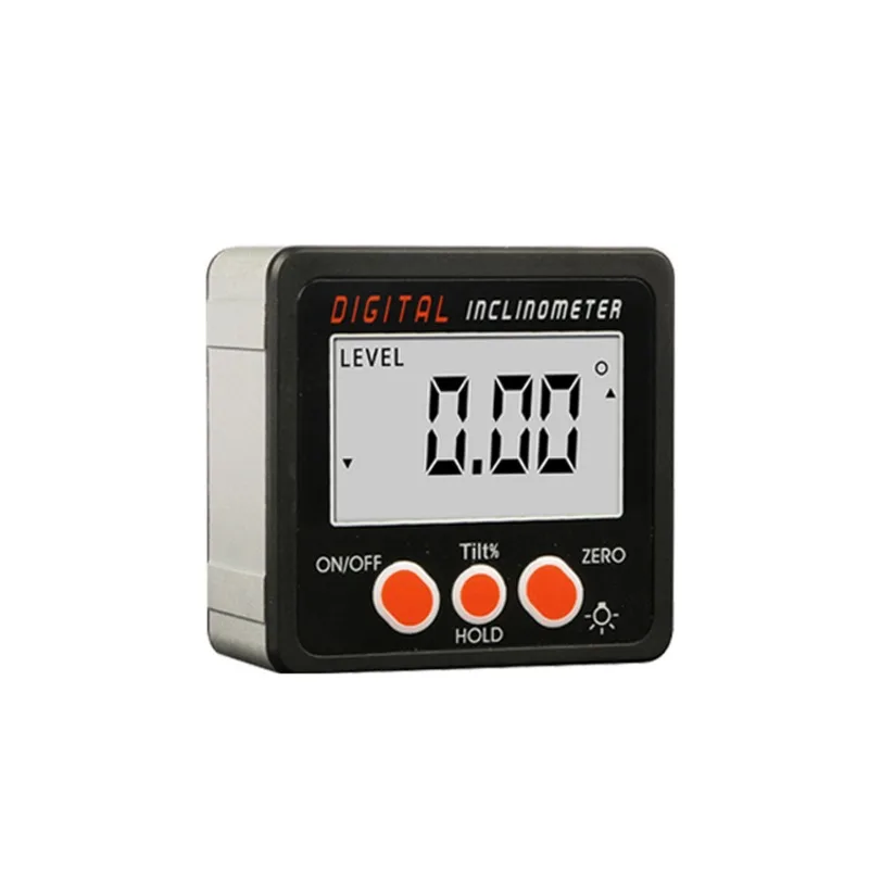 Waterproof digital display inclinometer box High precision angle measuring instrument Level measuring instrument with magnetic
Waterproof digital display inclinometer box High precision angle measuring instrument Level measuring instrument with magnetic