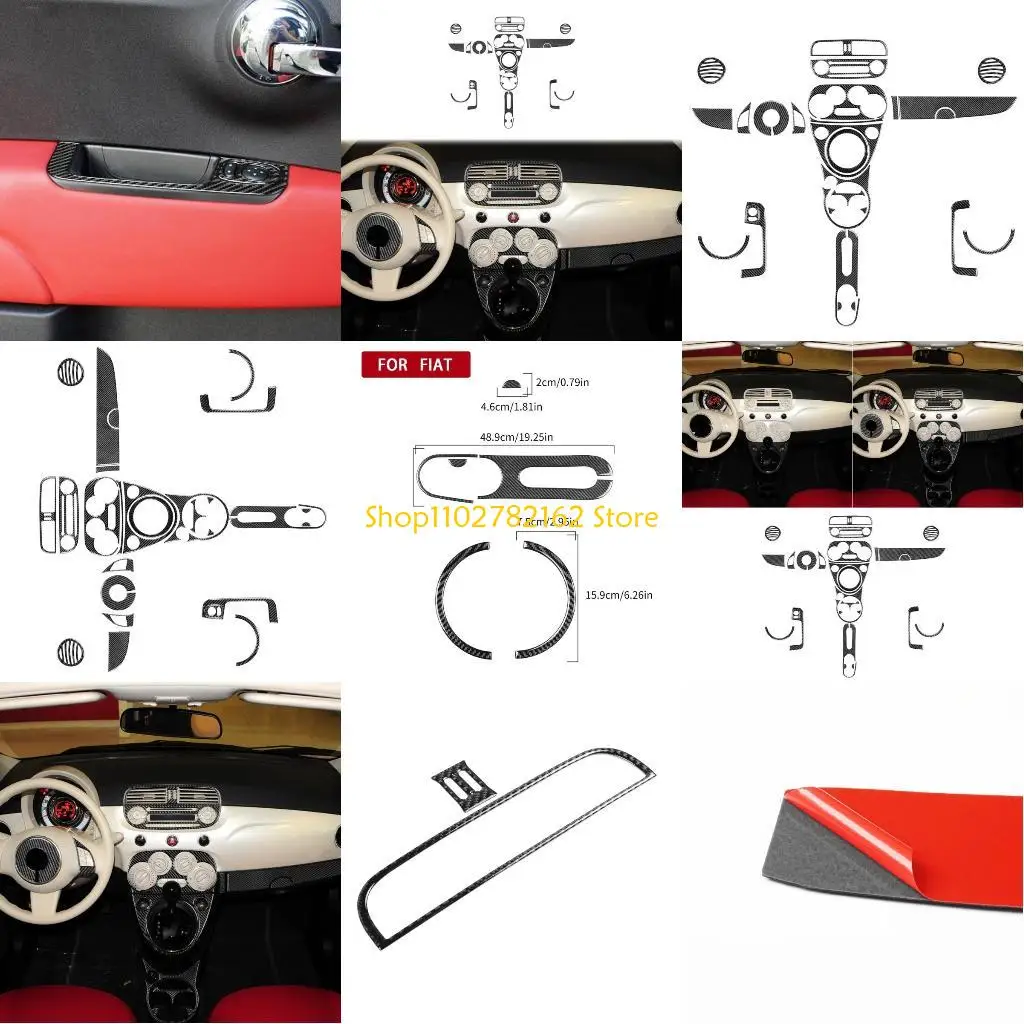 547B Carbon Fiber Car Interior Decoration Center Console Panel Sticker Trim
547B Carbon Fiber Car Interior Decoration Center Console Panel Sticker Trim