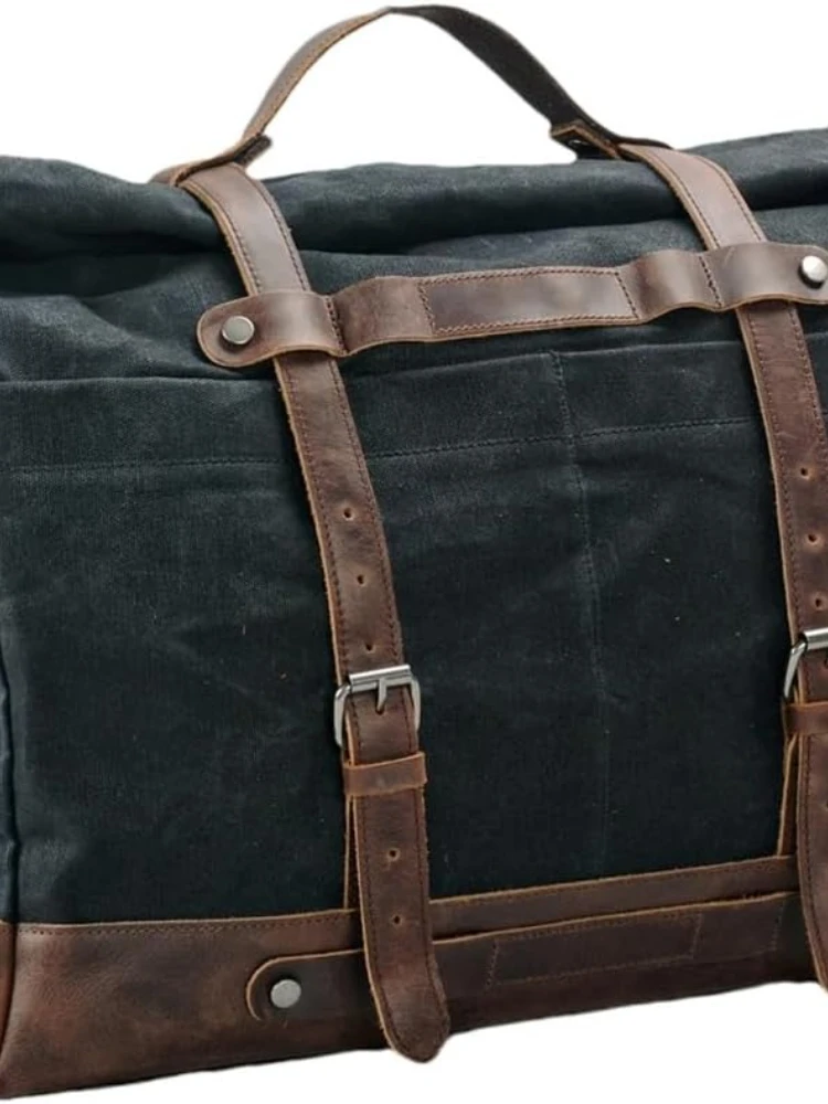 Мужская портативная дорожная сумка, уличный водонепроницаемый чемодан, холст из масляного воска в стиле ретро с сумкой через плечо, 48 см x 20 см x 35 см, черный
Мужская портативная дорожная сумка, уличный водонепроницаемый чемодан, холст из масляного воска в стиле ретро с сумкой через плечо, 48 см x 20 см x 35 см, черный