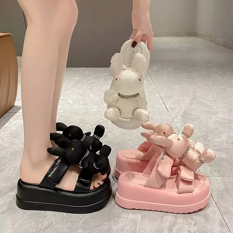 Summer Ladies Slippers New Fashion Thick Sole Wedge Women's Sandals Designer High Heel Sandals Open Toe Fish Mouth Shoes zapatos
Summer Ladies Slippers New Fashion Thick Sole Wedge Women's Sandals Designer High Heel Sandals Open Toe Fish Mouth Shoes zapatos