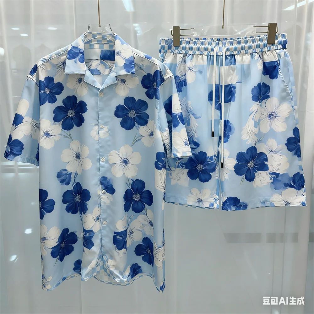 Summer Men's Women's Shirts Set leisure Two piece shirt set fashion Home pajamas comfortable shirt set Unisex shirts y2k clothes
Summer Men's Women's Shirts Set leisure Two piece shirt set fashion Home pajamas comfortable shirt set Unisex shirts y2k clothes