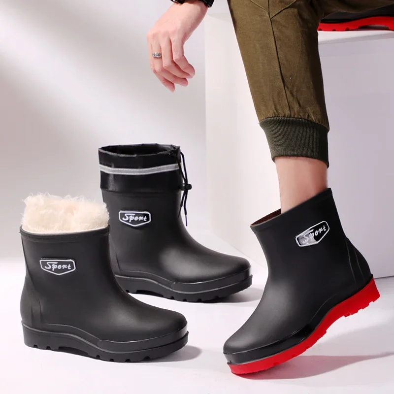 2024 New Rain Boots Men's Waterproof Shoes Drawstring Top Thick Rain Boots Winter Integrated Fleece-lined Non-Hardening Fishi...
2024 New Rain Boots Men's Waterproof Shoes Drawstring Top Thick Rain Boots Winter Integrated Fleece-lined Non-Hardening Fishi...