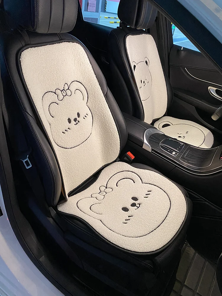 High Quality New Arrival Winter Plush Four Seasons Ins Cute Lamb Wool Seat Cover Cartoon Bear Car Seat Cushion Universal
High Quality New Arrival Winter Plush Four Seasons Ins Cute Lamb Wool Seat Cover Cartoon Bear Car Seat Cushion Universal