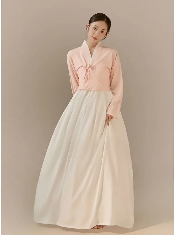 Pink Korean Clothes Women Traditional Costume Palace Hanbok Elegant Modern Fashion Luxury Dress Party Stage Photograph 한복
Pink Korean Clothes Women Traditional Costume Palace Hanbok Elegant Modern Fashion Luxury Dress Party Stage Photograph 한복