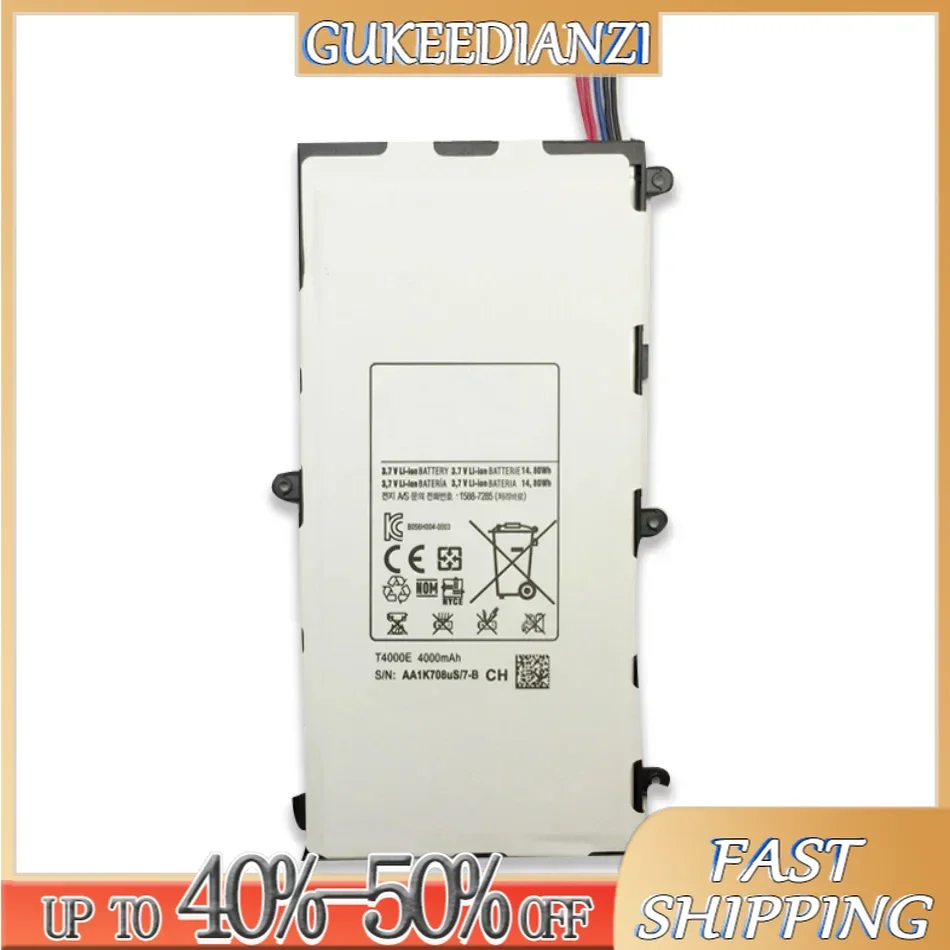 Аккумулятор для планшета T4000E для Samsung Galaxy Tab 3 Tab3 7,0 SM-T210 T211 T215 T217 T2105 T210 T217A SM-T210R P3210 P3200
Аккумулятор для планшета T4000E для Samsung Galaxy Tab 3 Tab3 7,0 SM-T210 T211 T215 T217 T2105 T210 T217A SM-T210R P3210 P3200