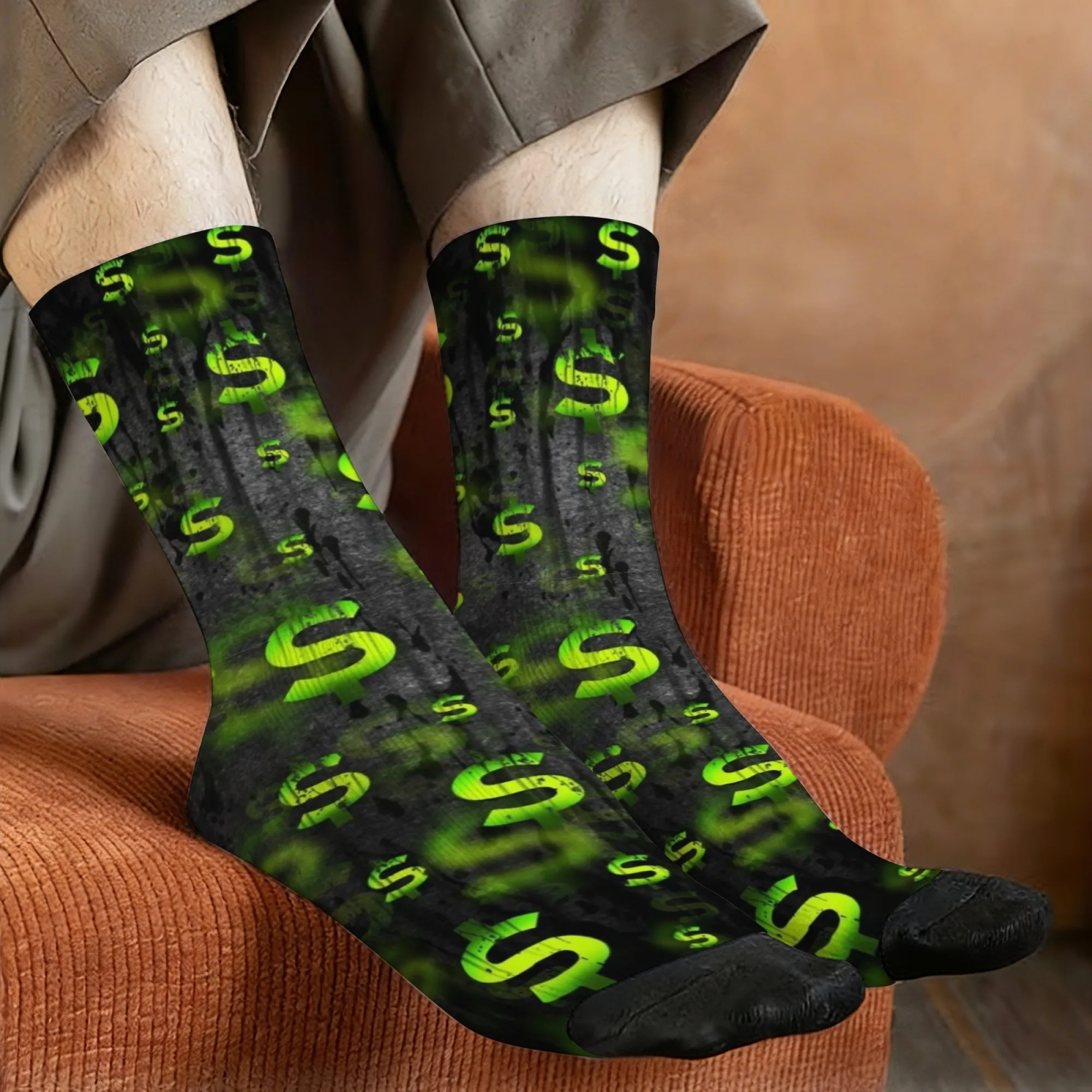 Punk Style Dollar Sign Men's Socks Soft Comfortable Non-slip Street Hip-hop Fashion Retro Socks Novelty Funny Socks Party Gifts
Punk Style Dollar Sign Men's Socks Soft Comfortable Non-slip Street Hip-hop Fashion Retro Socks Novelty Funny Socks Party Gifts