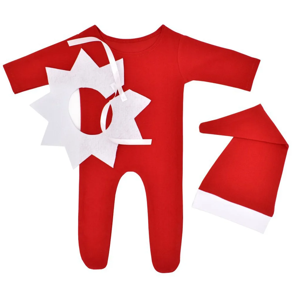1 set Newborn Christmas Photography Red Romper Set Baby Boy Girl Bodysuit Long Tail Hat Collar Perfect Props Outfit
1 set Newborn Christmas Photography Red Romper Set Baby Boy Girl Bodysuit Long Tail Hat Collar Perfect Props Outfit