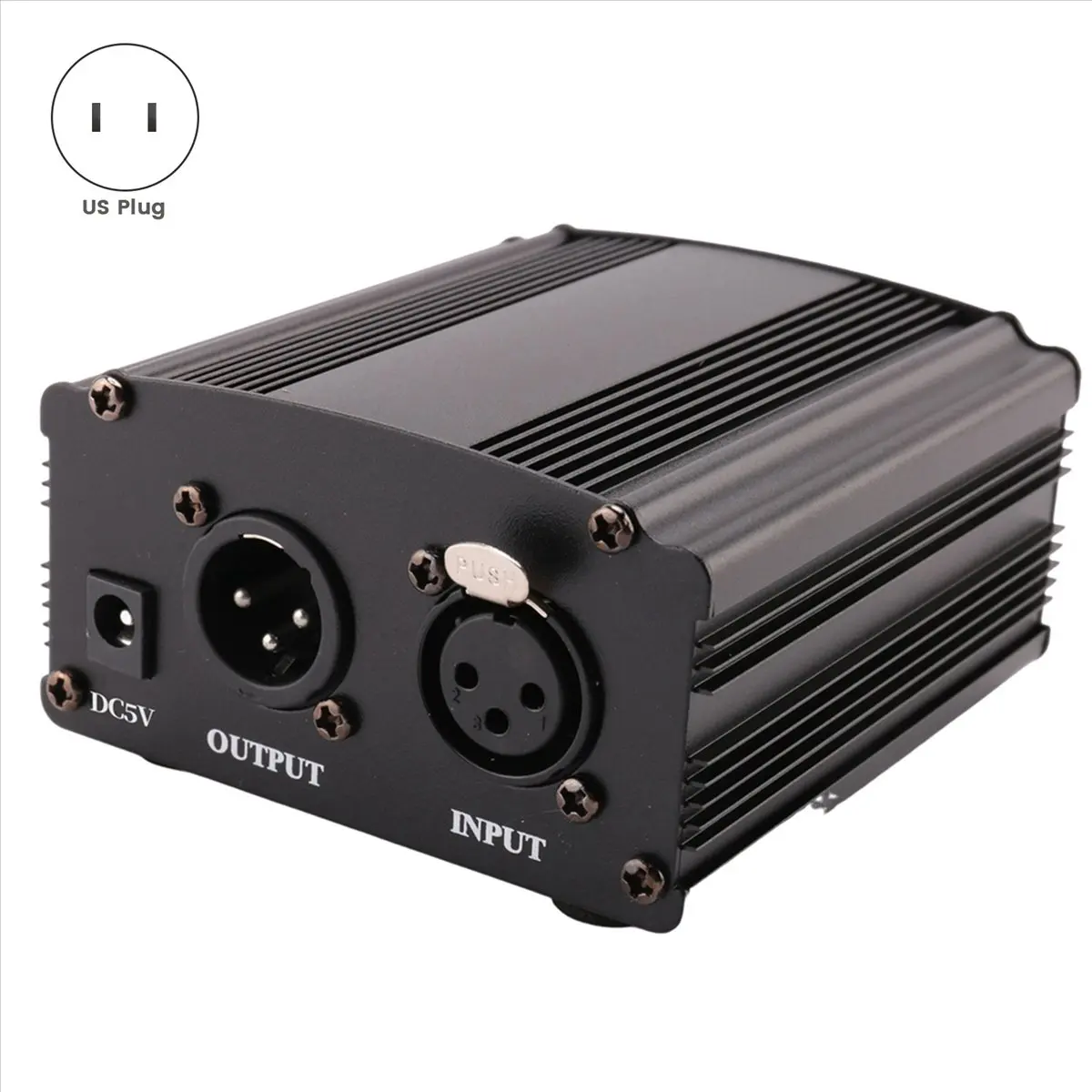 (A23G) For 48V Phantom Power Bm 800 Microphone Supply with Adapter XLR Audio Cable for Any Music Recording Equipment US Plug
(A23G) For 48V Phantom Power Bm 800 Microphone Supply with Adapter XLR Audio Cable for Any Music Recording Equipment US Plug