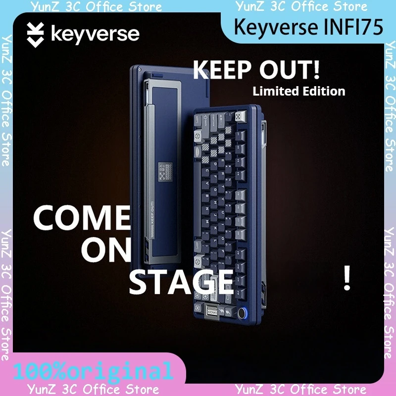 Keyverse INFI75 Механическая клавиатура RGB Беспроводная трехрежимная полная клавиатура с возможностью горячей замены Настраиваемая игровая клавиатура ограниченного выпуска
Keyverse INFI75 Механическая клавиатура RGB Беспроводная трехрежимная полная клавиатура с возможностью горячей замены Настраиваемая игровая клавиатура ограниченного выпуска