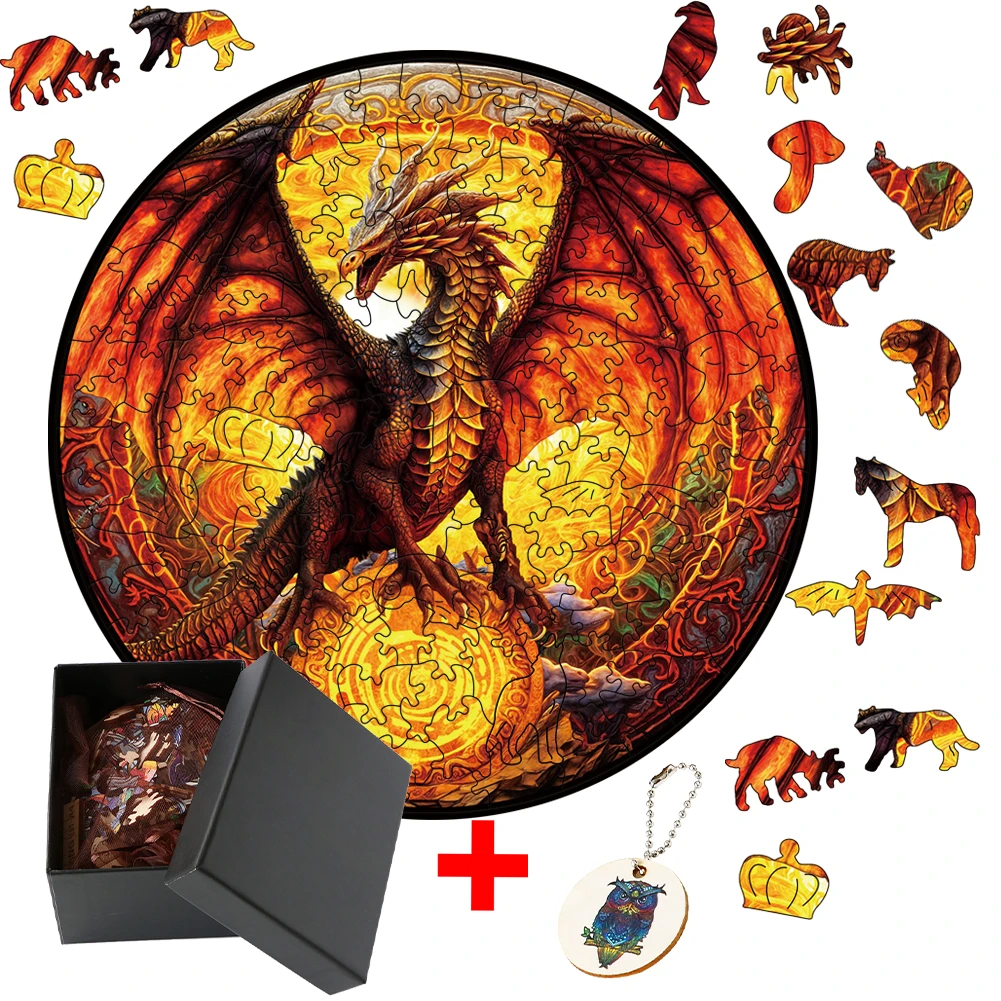 Hell Dragon Wooden Jigsaw Puzzle 3D Puzzle Game For Adults Kids Irregular Animal Shapes Intellectual Toy Family Game 3D Puzzle
Hell Dragon Wooden Jigsaw Puzzle 3D Puzzle Game For Adults Kids Irregular Animal Shapes Intellectual Toy Family Game 3D Puzzle