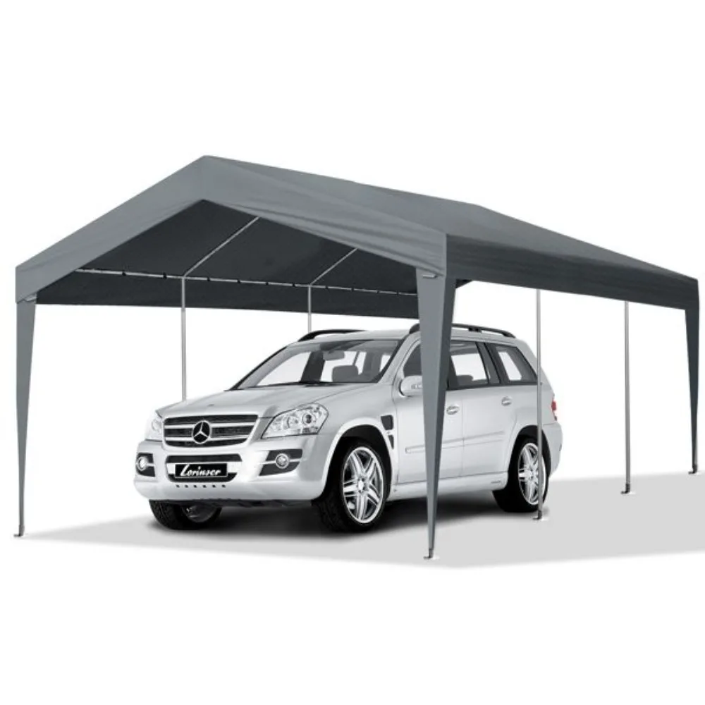12X20FT Carport Car Port Canopy Grey Without Sidewalls,Steel Frame with Anti-corrosion Coating Ensures Long-lasting Durability.
12X20FT Carport Car Port Canopy Grey Without Sidewalls,Steel Frame with Anti-corrosion Coating Ensures Long-lasting Durability.