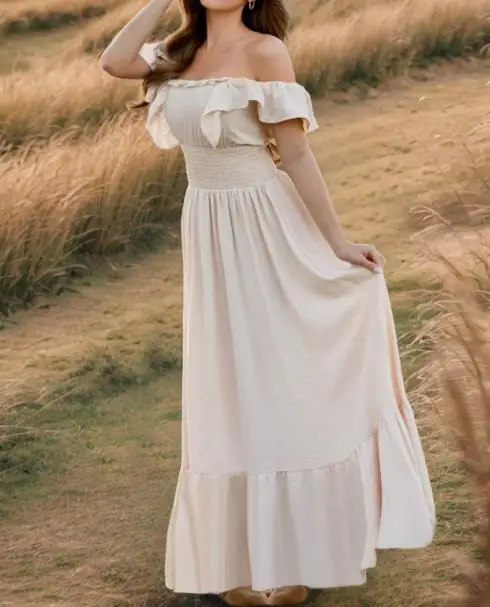 French Vintage Dress for Women New Fashion Female Daily Clothing Rural Style Sweet Women's Slim Elegant Ruffled Long Dresses
French Vintage Dress for Women New Fashion Female Daily Clothing Rural Style Sweet Women's Slim Elegant Ruffled Long Dresses