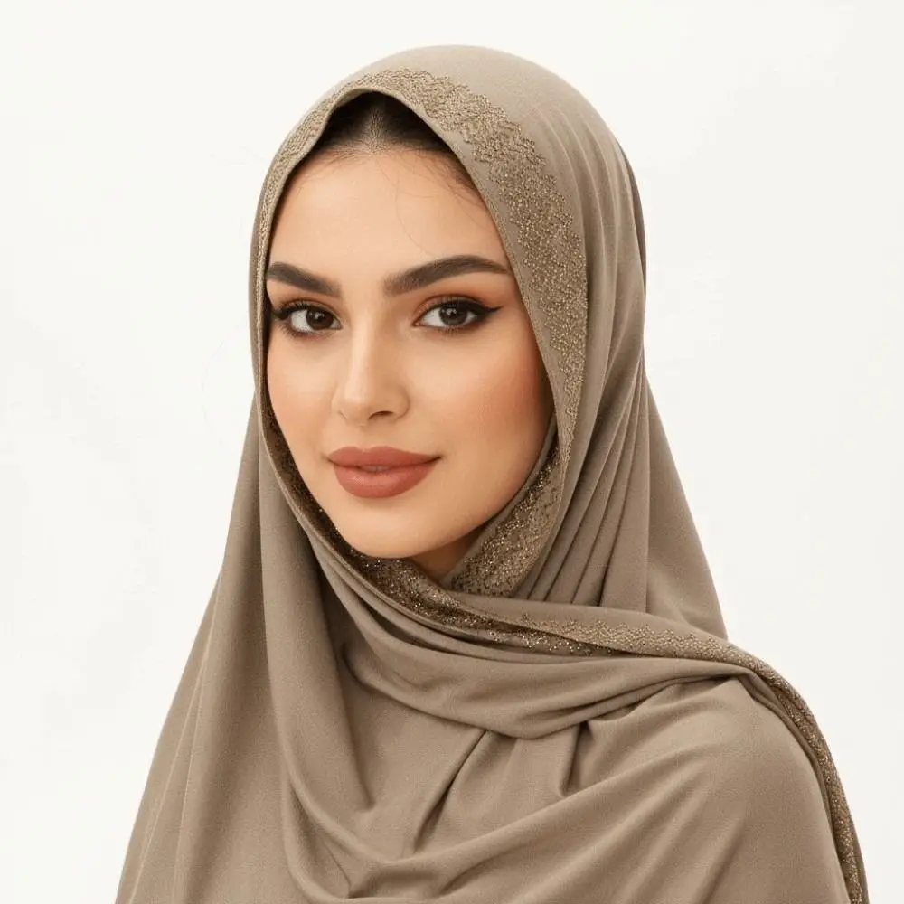 Breathable Rhinestone Chiffon Hijab Scarf Long Sunscreen Smooth Silk Headscarf Sweat-absorption Lightweight Thin Large Shawl
Breathable Rhinestone Chiffon Hijab Scarf Long Sunscreen Smooth Silk Headscarf Sweat-absorption Lightweight Thin Large Shawl