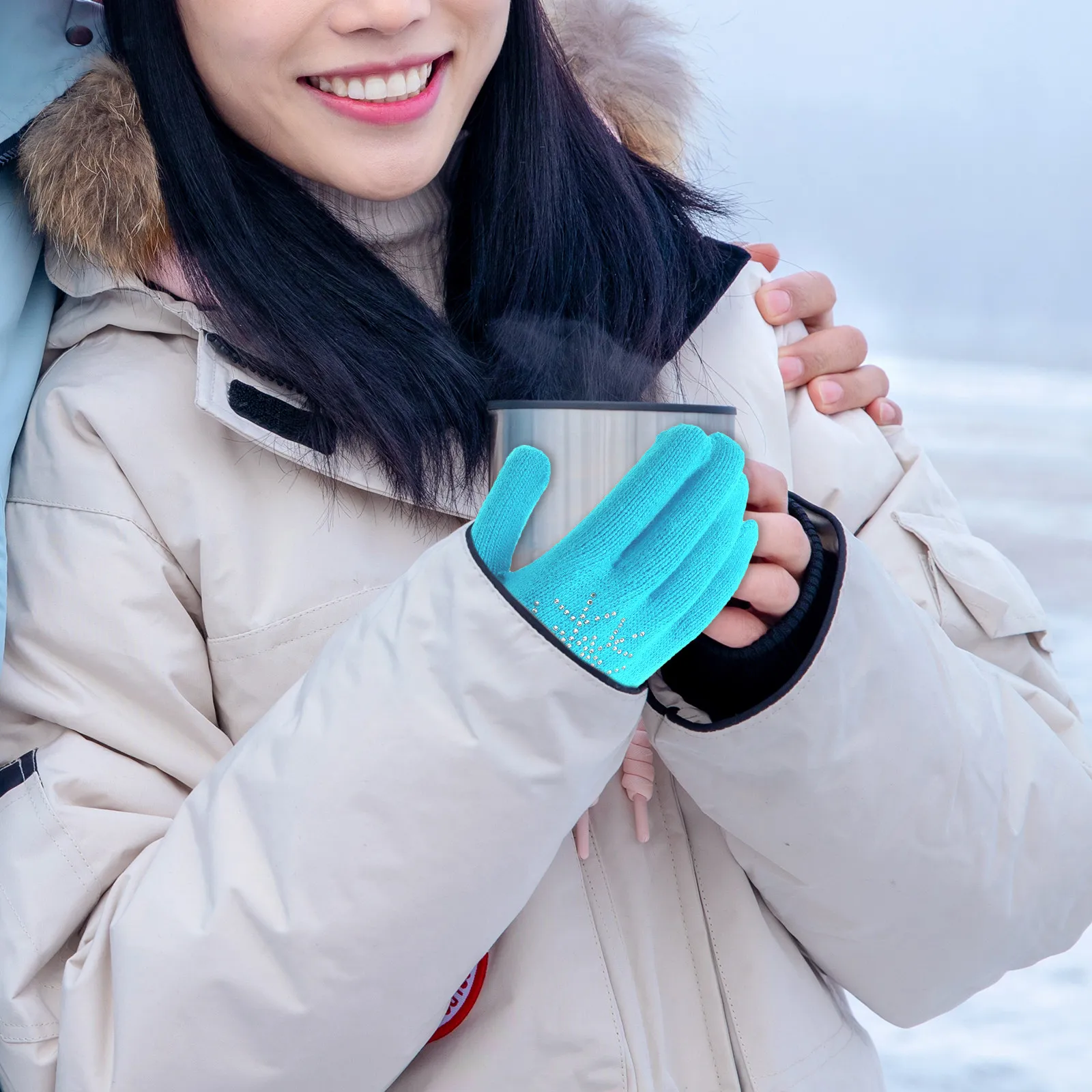 1 Pair Figure Skating Gloves Girls Ice Skating Gloves Non Slip Thickened Palm Practice Performance Accessories
1 Pair Figure Skating Gloves Girls Ice Skating Gloves Non Slip Thickened Palm Practice Performance Accessories