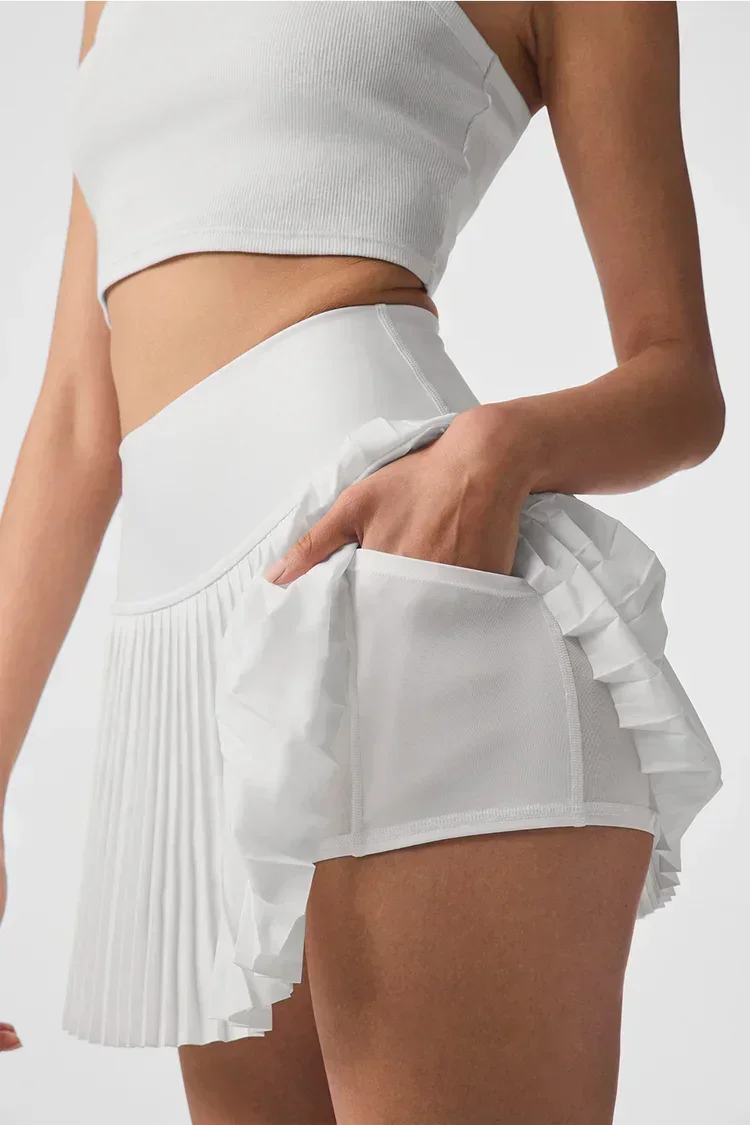 Tennis Skirt Women Fitness Running Breathable Quick Drying Golf Skirt Summer Solid Color Fashion Sports High Waist Pleated Skirt
Tennis Skirt Women Fitness Running Breathable Quick Drying Golf Skirt Summer Solid Color Fashion Sports High Waist Pleated Skirt