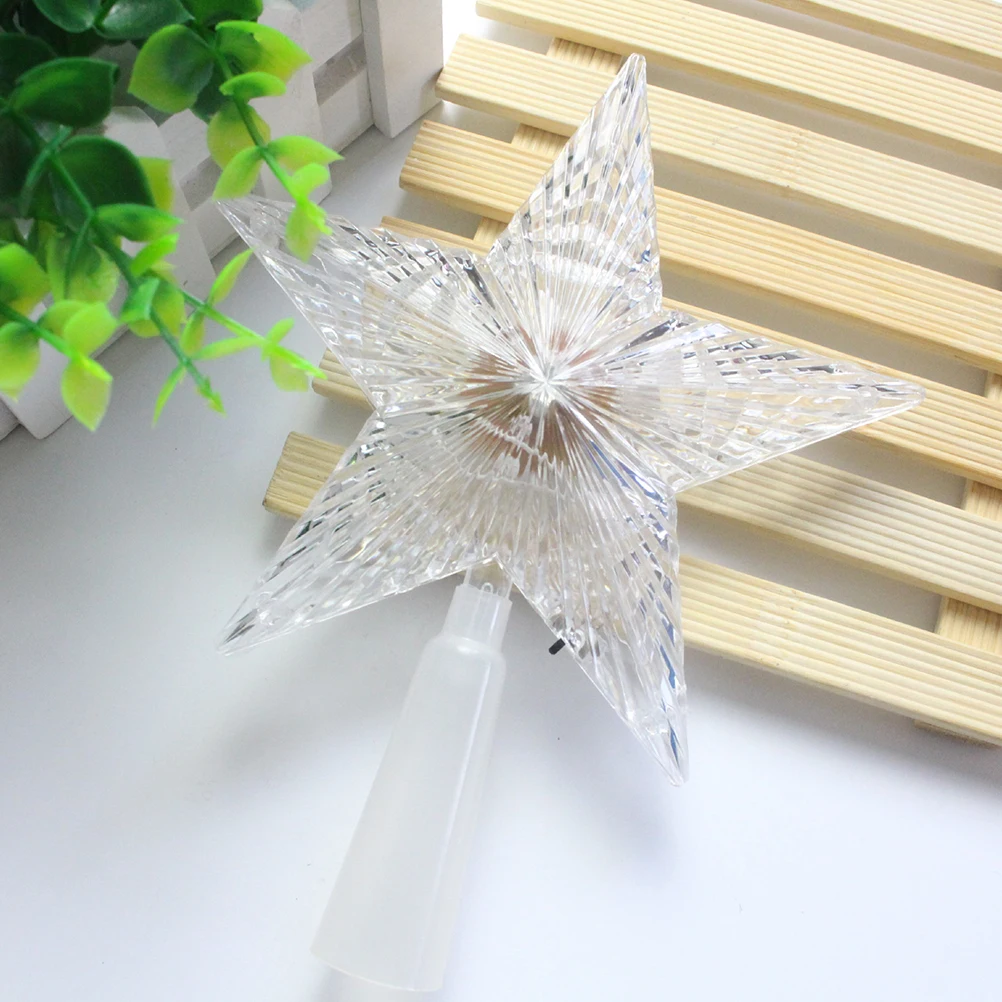 Glowing Five-pointed Star Decorations Christmas Tree Led Topper Glitter Stars Toppers Xmas
Glowing Five-pointed Star Decorations Christmas Tree Led Topper Glitter Stars Toppers Xmas