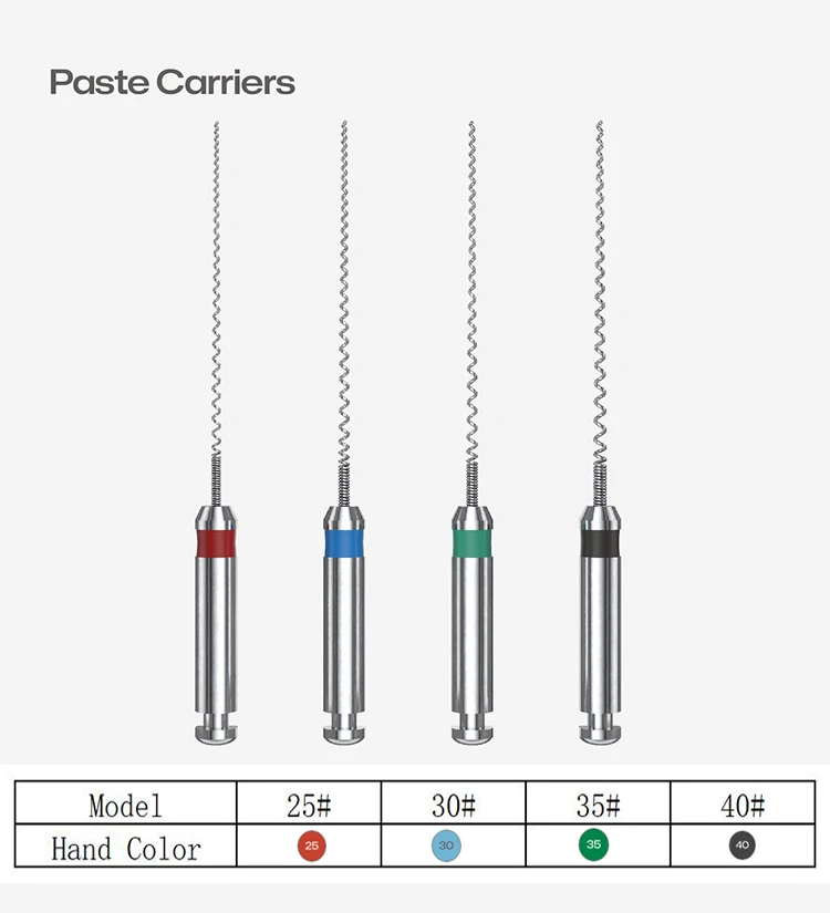 21/25mm Dental Rotary Paste Carriers Stainless Steel Endo Paste Carrier 10 boxes
21/25mm Dental Rotary Paste Carriers Stainless Steel Endo Paste Carrier 10 boxes
