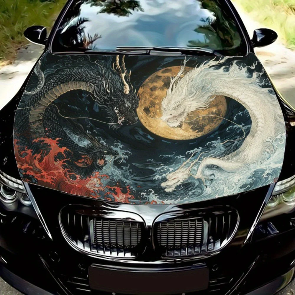 Dragon Struggle in the Blue Sea: Black and White Giant Dragon's Midnight Frenzy Автомобильные виниловые обертки, виниловая графика на капоте автомобиля Cool Pa
Dragon Struggle in the Blue Sea: Black and White Giant Dragon's Midnight Frenzy Автомобильные виниловые обертки, виниловая графика на капоте автомобиля Cool Pa