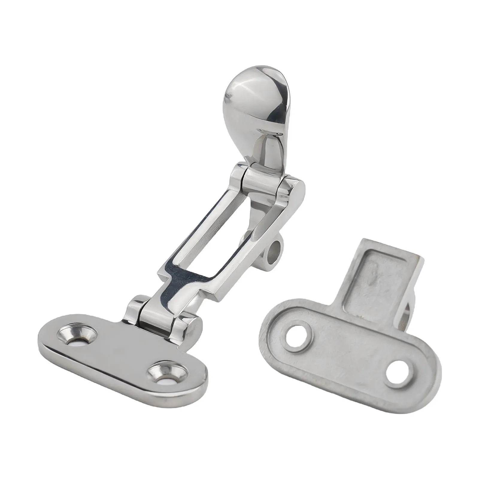 Locker Boat Door Latch Lock Accessories Anti-Rattle Easy Installation Holding Clamp 110*50mm 316 Stainless Steel Silver
Locker Boat Door Latch Lock Accessories Anti-Rattle Easy Installation Holding Clamp 110*50mm 316 Stainless Steel Silver