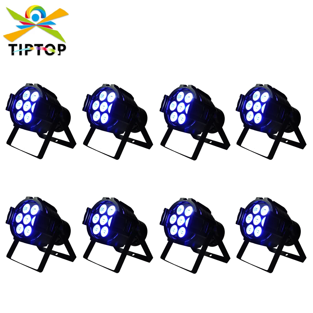 Free Shipping 8pcs/lot TIPTOP 7x12W 4IN1 Led Par Light RGBW Aluminum Case DMX512 Stage Lighting 7 Channels Led Par Cans 90V-240V
Free Shipping 8pcs/lot TIPTOP 7x12W 4IN1 Led Par Light RGBW Aluminum Case DMX512 Stage Lighting 7 Channels Led Par Cans 90V-240V