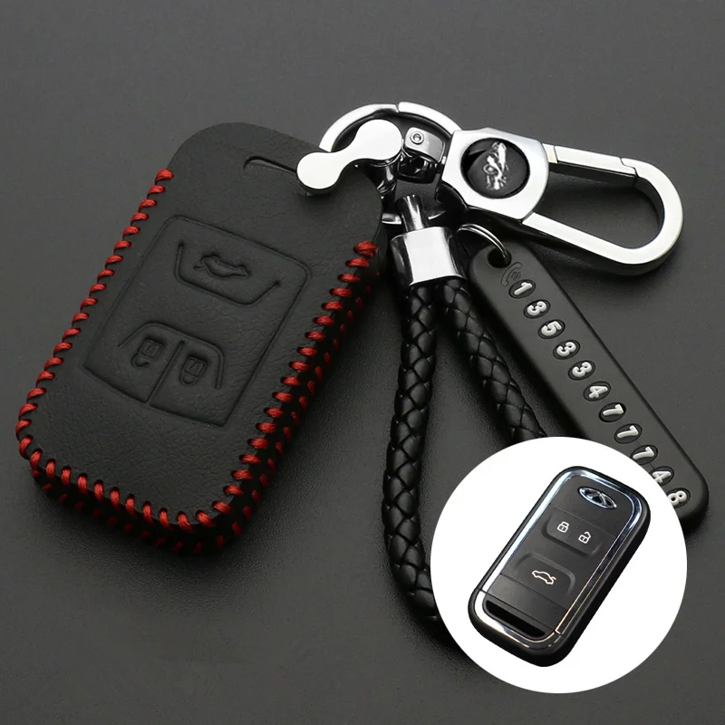3 Buttons Colorful Leather Car Key Case Bag For Chery Tiggo Arrizo Keychain Auto Smart Remote Cover Car Interior Accessories
3 Buttons Colorful Leather Car Key Case Bag For Chery Tiggo Arrizo Keychain Auto Smart Remote Cover Car Interior Accessories