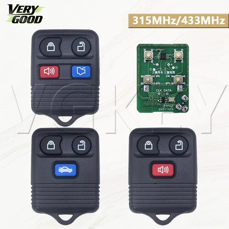 Пульт дистанционного управления VG CWTWB1U345 для автомобилей Ford Edge, Escape, Explorer, Windstar, Mazda, Lincoln, 3/4 кнопки, 315/433 МГц
Пульт дистанционного управления VG CWTWB1U345 для автомобилей Ford Edge, Escape, Explorer, Windstar, Mazda, Lincoln, 3/4 кнопки, 315/433 МГц