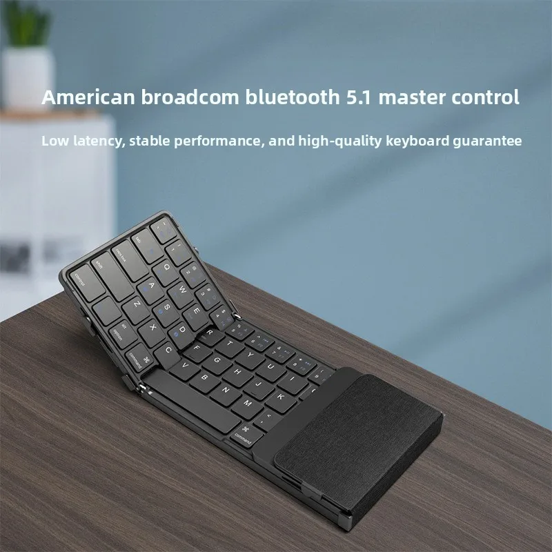 Складная Bluetooth-клавиатура для мобильного телефона, планшета, портативная бесшумная сенсорная перезаряжаемая цифровая складная клавиатура
Складная Bluetooth-клавиатура для мобильного телефона, планшета, портативная бесшумная сенсорная перезаряжаемая цифровая складная клавиатура