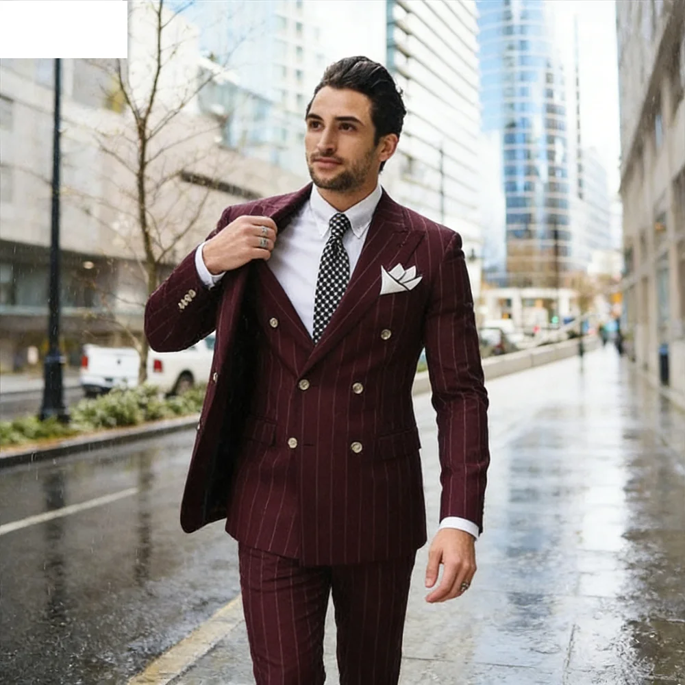 Мужской синий полосатый смокинг-костюм: классический деловой пиджак, двубортный, для женихов и свидетелей, регулируемый крой
Мужской синий полосатый смокинг-костюм: классический деловой пиджак, двубортный, для женихов и свидетелей, регулируемый крой