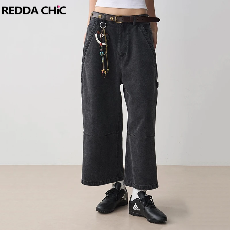 REDDACHiC винтажные черные укороченные широкие джинсы женские миниатюрные уличные чистые однотонные повседневные мешковатые брюки-карго Acubi Fashion
REDDACHiC винтажные черные укороченные широкие джинсы женские миниатюрные уличные чистые однотонные повседневные мешковатые брюки-карго Acubi Fashion