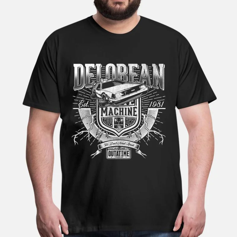 Out A Time Retro Sci-fi Back To The Future Doc Brown Time Machine t shirt Delorean Flux Capacitor Graphic Clothes All size Tee
Out A Time Retro Sci-fi Back To The Future Doc Brown Time Machine t shirt Delorean Flux Capacitor Graphic Clothes All size Tee