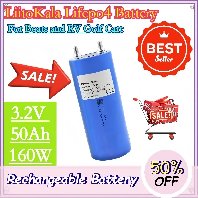 60145 3.2v 50Ah 160W Lifepo4 Battery Pack Solar Energy System for Boats and RV Golf Cart
60145 3.2v 50Ah 160W Lifepo4 Battery Pack Solar Energy System for Boats and RV Golf Cart