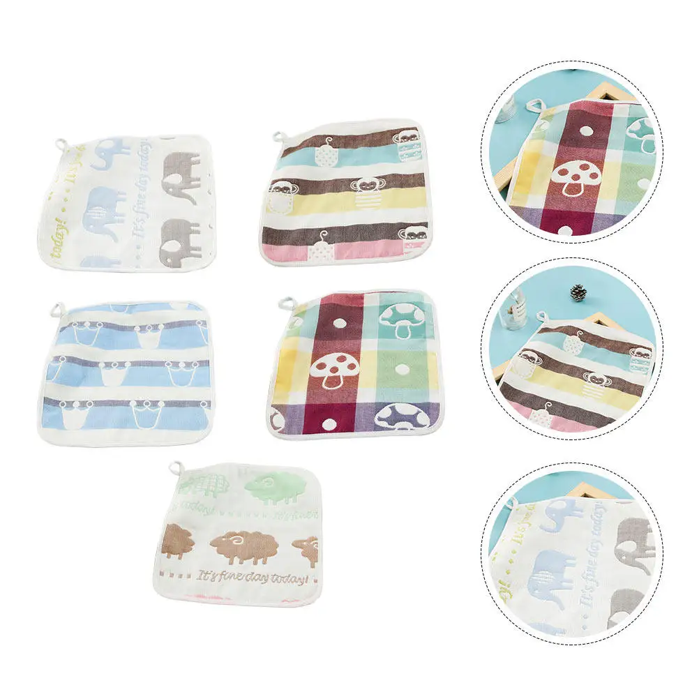 Pure Cotton Baby Saliva Towel 6 Layers Gauze Face H kerchief Kids Newborn Breathable Absorbent Cartoon Infant
Pure Cotton Baby Saliva Towel 6 Layers Gauze Face H kerchief Kids Newborn Breathable Absorbent Cartoon Infant