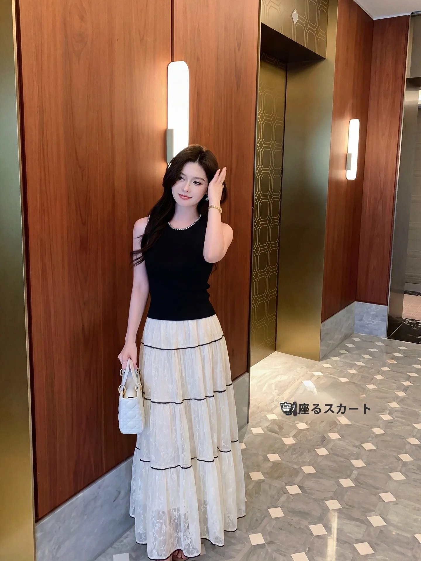 Elegant Long A-Line Lace Skirt Women's Summer Fashion Breathable High Waist Polyester Nylon Fiber City Commute Casual Skirt
Elegant Long A-Line Lace Skirt Women's Summer Fashion Breathable High Waist Polyester Nylon Fiber City Commute Casual Skirt