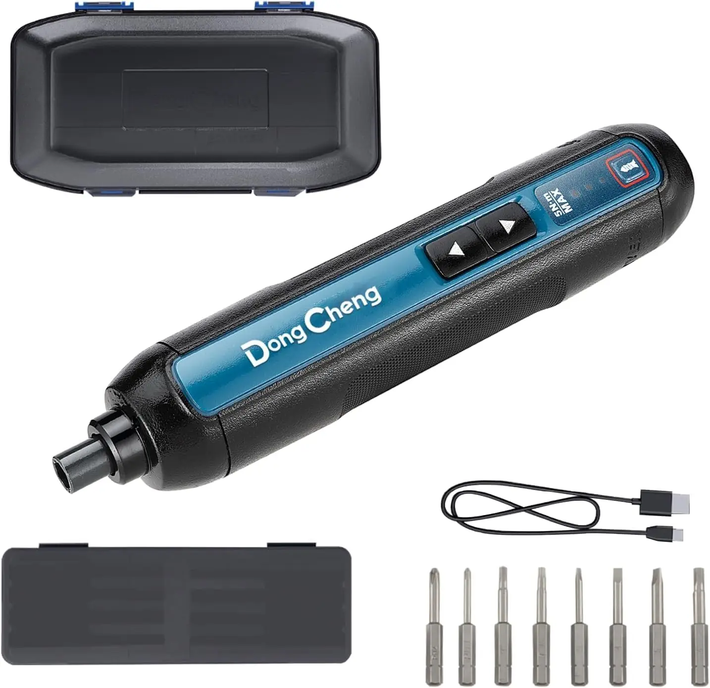 4V Cordless Electric Screwdriver, 2000mAh Rechargeable with 3 Torque Settings Up to 5N.m, 300RPM, Dual LED Lights, 8 Magnetic Bits for Home DIY
4V Cordless Electric Screwdriver, 2000mAh Rechargeable with 3 Torque Settings Up to 5N.m, 300RPM, Dual LED Lights, 8 Magnetic Bits for Home DIY
