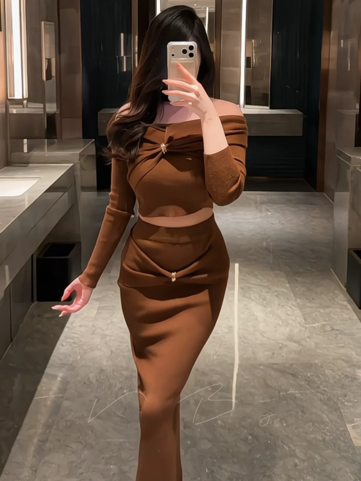 Ele Knitted Dr Set Women's Slim Fit Wrap around Skirt Vintage Sle Long Sve High Waist Pure Color Faion Set
Ele Knitted Dr Set Women's Slim Fit Wrap around Skirt Vintage Sle Long Sve High Waist Pure Color Faion Set