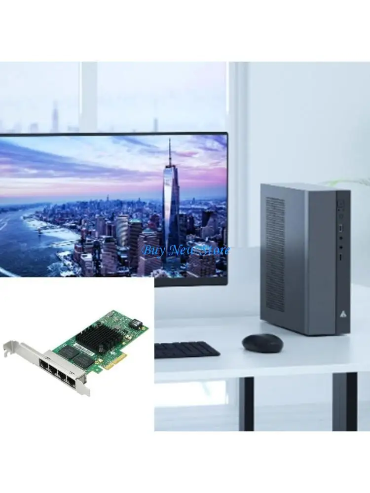 20CE 4xPci Express 4 Port Gigabit Ethernet Card for Intel I350-T4 1000Mbps
20CE 4xPci Express 4 Port Gigabit Ethernet Card for Intel I350-T4 1000Mbps