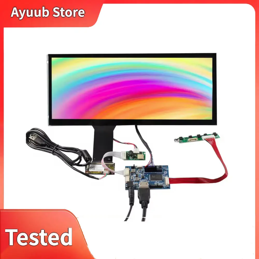 Lcd Board Indoor Lcd Digital Signage Advertising Display 12.3" 1280X480 Led Display Screen With Touch Panel For Vending Machine
Lcd Board Indoor Lcd Digital Signage Advertising Display 12.3" 1280X480 Led Display Screen With Touch Panel For Vending Machine
