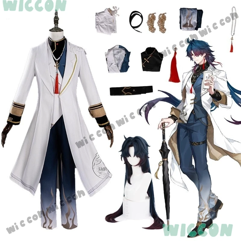 Blade Cosplay Costume Anime Goodme White Clothes Wig Game Honkai Star Rail Cosplay Men Halloween Party Role Play Costume
Blade Cosplay Costume Anime Goodme White Clothes Wig Game Honkai Star Rail Cosplay Men Halloween Party Role Play Costume
