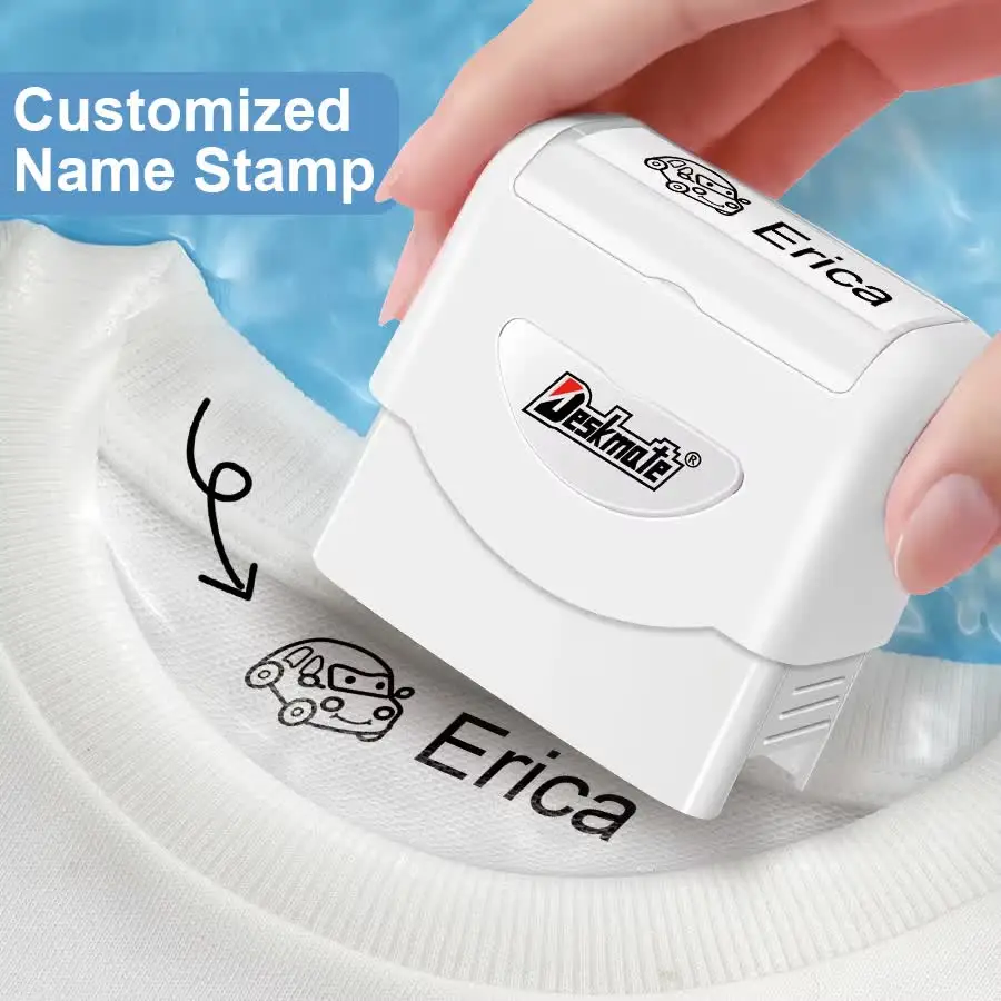 Crisp White Custom Kids Name Stamp, Waterproof Clothing Marker for School Bags, Shoes, Books | Teacher Supplies & Nursery Labels
Crisp White Custom Kids Name Stamp, Waterproof Clothing Marker for School Bags, Shoes, Books | Teacher Supplies & Nursery Labels