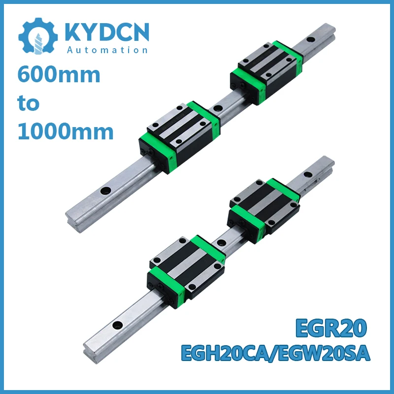 EGR20 EGH20CA EGH20SA Square Linear Guide Rail and Block Flange Slide Block Set 600mm-1000mm CNC Sliding System
EGR20 EGH20CA EGH20SA Square Linear Guide Rail and Block Flange Slide Block Set 600mm-1000mm CNC Sliding System