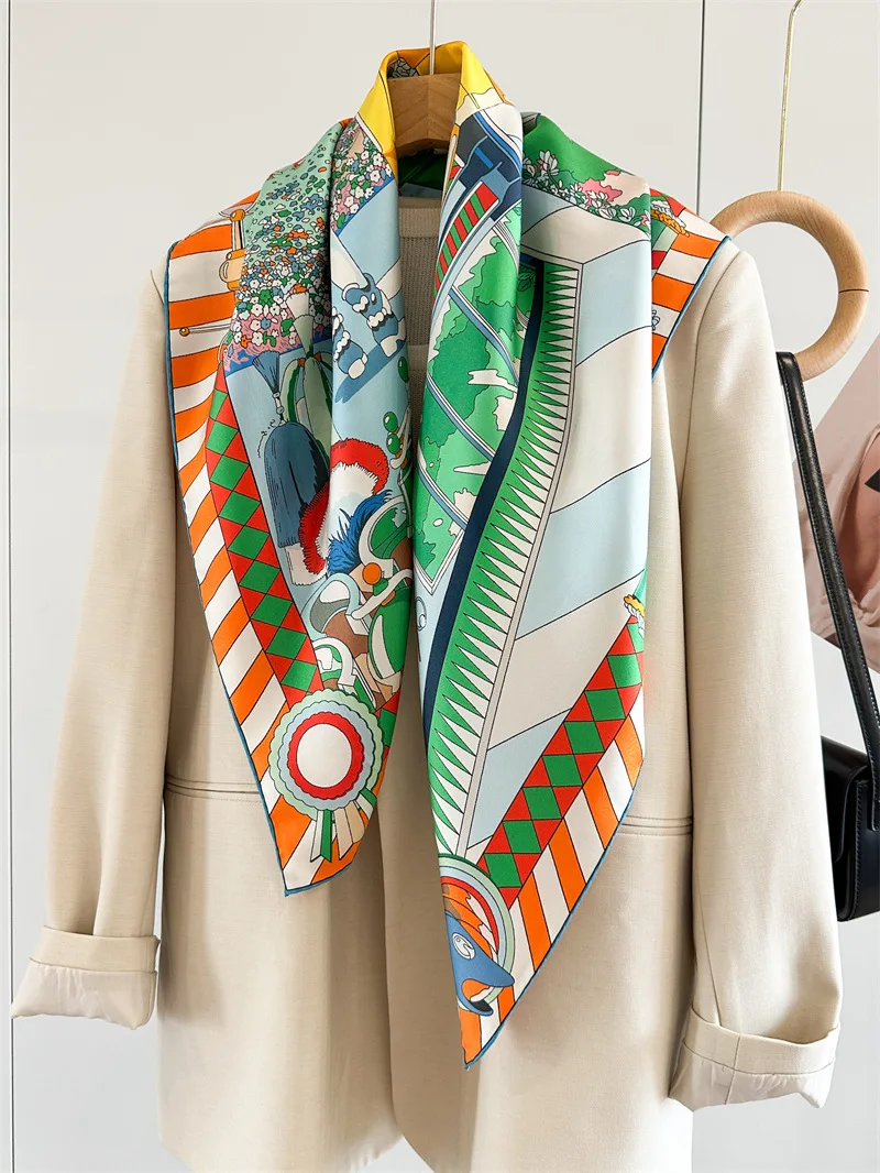 Шелковый шарф с принтом лошади 90 см, саржевые шали ручной работы, банданы с ручными краями, женские аксессуары для головы, сумка для волос, украшения
Шелковый шарф с принтом лошади 90 см, саржевые шали ручной работы, банданы с ручными краями, женские аксессуары для головы, сумка для волос, украшения