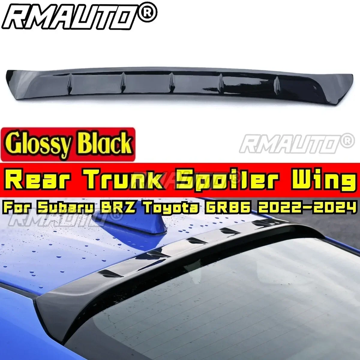 For Subaru BRZ Toyota GR86 2022-2024 Body Kit Rear Trunk Spoiler Glossy Black Wind Guide Style Rear Roof Wing Car Accessories
For Subaru BRZ Toyota GR86 2022-2024 Body Kit Rear Trunk Spoiler Glossy Black Wind Guide Style Rear Roof Wing Car Accessories