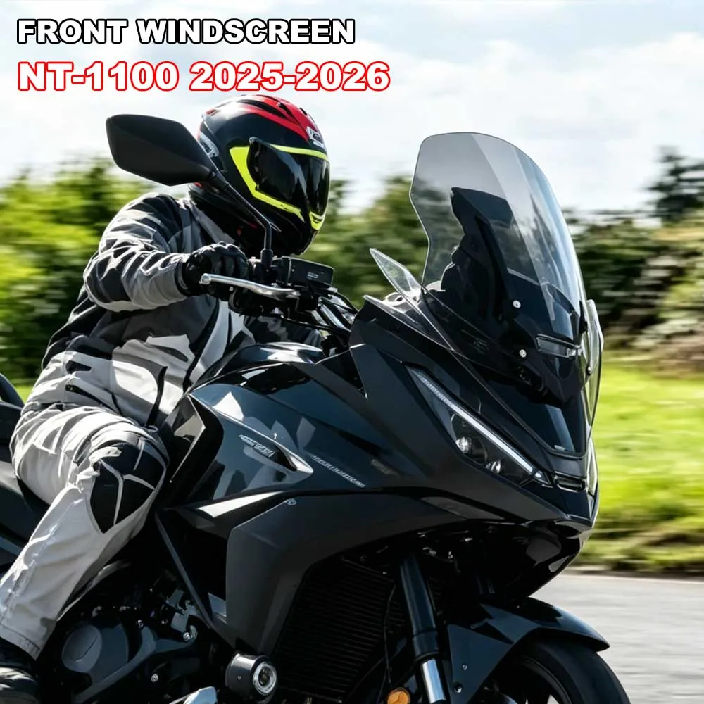 For Honda NT1100 NT 1100 2025-2026 High Windshield Spoiler Windscreen Motorcycle Touring Wind Screen Deflector Fairing Protector
For Honda NT1100 NT 1100 2025-2026 High Windshield Spoiler Windscreen Motorcycle Touring Wind Screen Deflector Fairing Protector