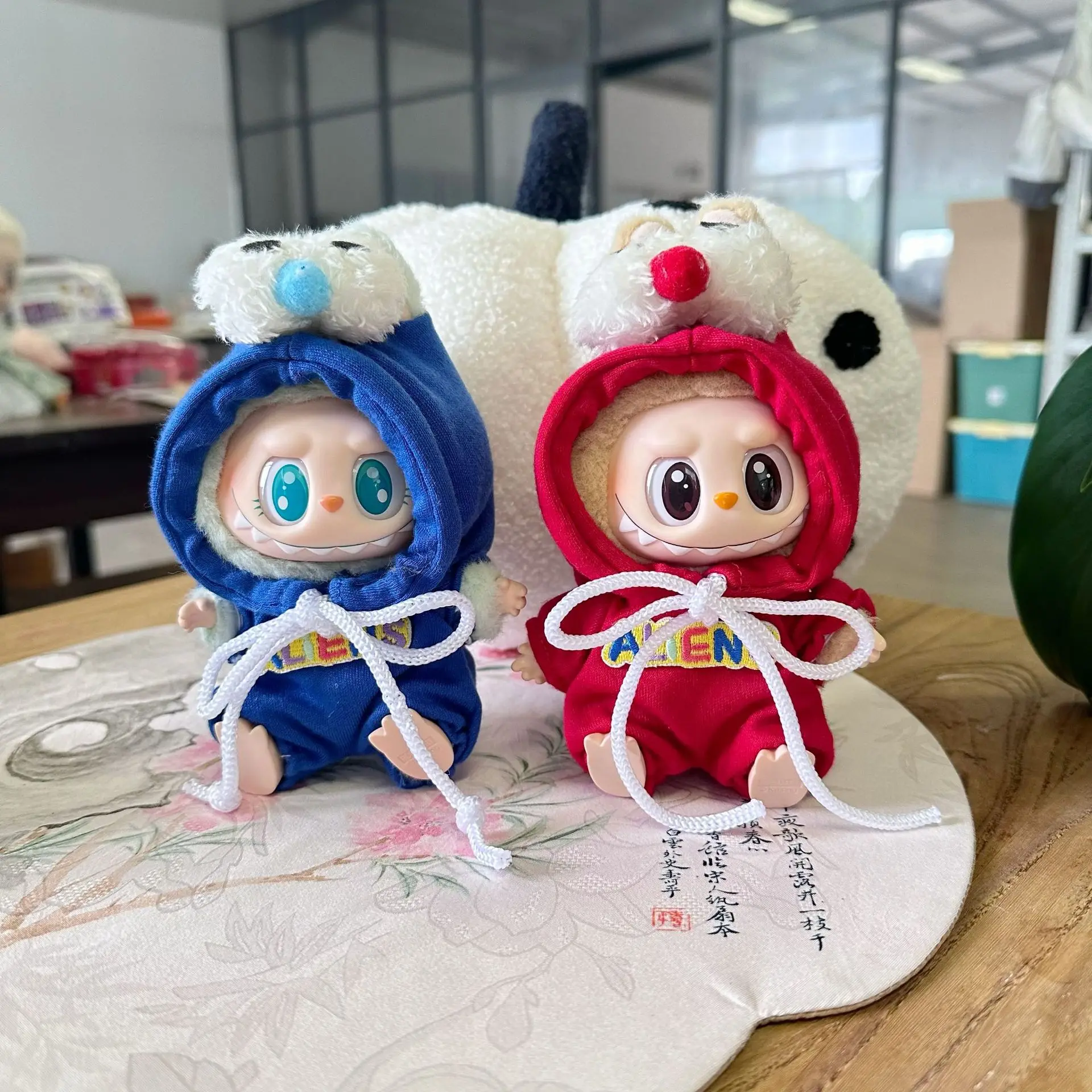 17cm Labubu I II Cute Plush Doll'S Clothes Idol Dolls Sitting Party Overalls Hoodie Accessories For Korea Kpop Exo No Doll
17cm Labubu I II Cute Plush Doll'S Clothes Idol Dolls Sitting Party Overalls Hoodie Accessories For Korea Kpop Exo No Doll