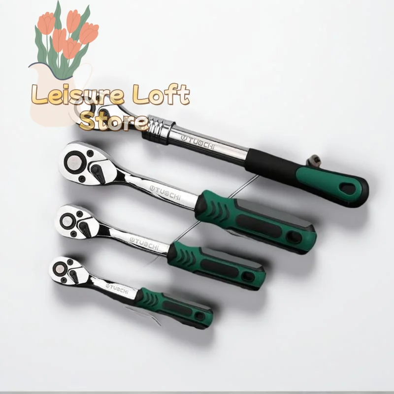 Набор ключей с трещоткой (1/2, 1/4, 3/8 дюйма) — быстроразъемный механизм с 24/72 зубьями для ремонта автомобилей и велосипедов
Набор ключей с трещоткой (1/2, 1/4, 3/8 дюйма) — быстроразъемный механизм с 24/72 зубьями для ремонта автомобилей и велосипедов