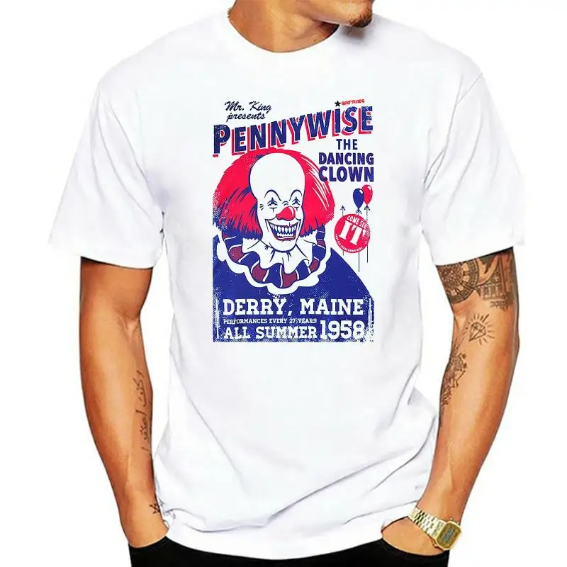 Футболка с изображением танцующего клоуна PENNYWISE IT фильма Ретро, винтажная, ужасная, Культовая, свободная футболка размера
Футболка с изображением танцующего клоуна PENNYWISE IT фильма Ретро, винтажная, ужасная, Культовая, свободная футболка размера