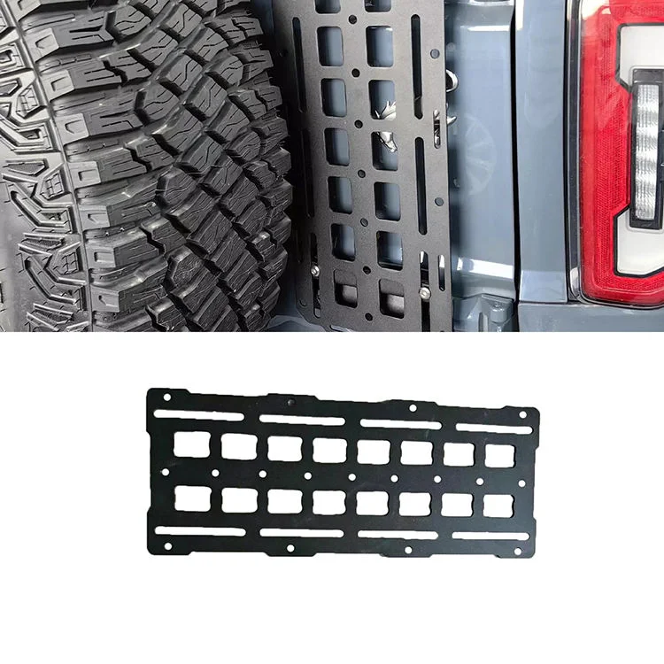 External MOLLE storage panel for the rear door (2/4-door models), 4x4 off-road accessories, for Ford Bronco 2021+
External MOLLE storage panel for the rear door (2/4-door models), 4x4 off-road accessories, for Ford Bronco 2021+